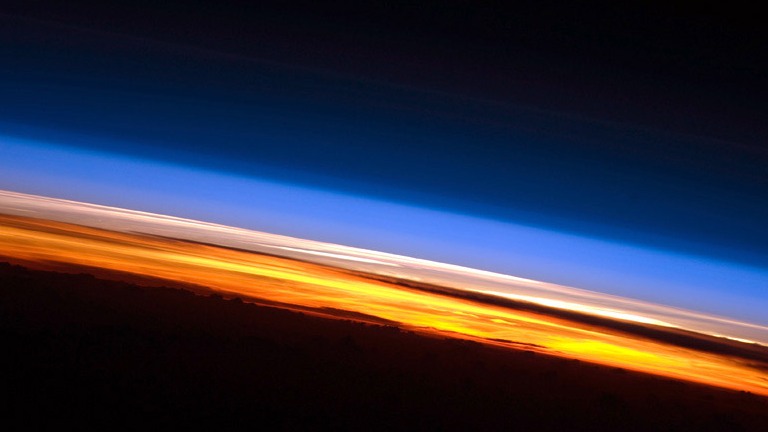 File:Atmosphere layers ISS sunset 768x432.jpg