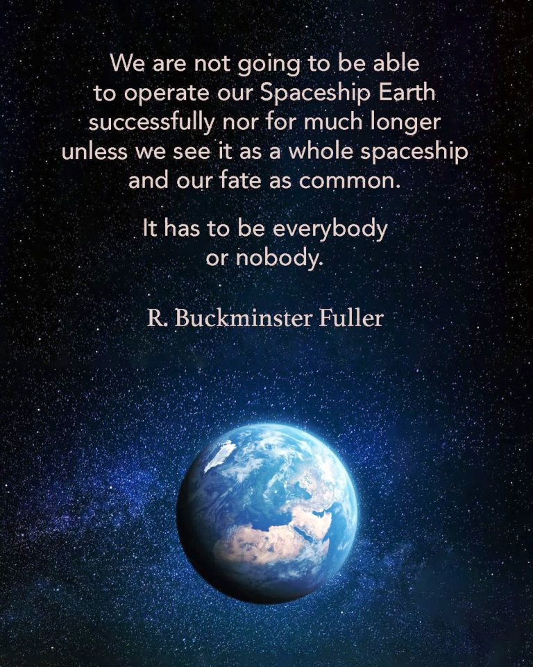 Buckminster Fuller - Spaceship Earth, All Onboard.jpg