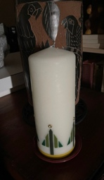 Candle for St Francis, patron saint of ecology - 2.png