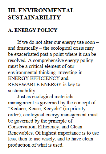 Environmental Sustainability excerpt from US Green Party Platform 2000.png