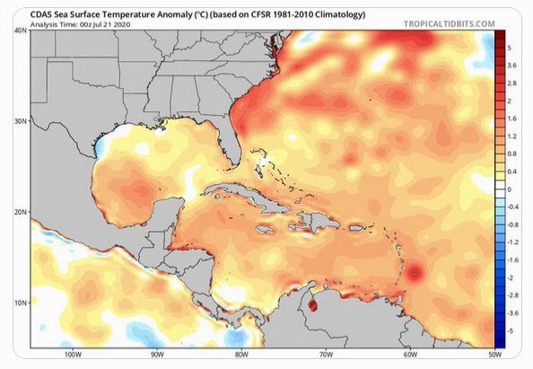 Gulf and Atlantic sea temp map 7-21-2020.jpg