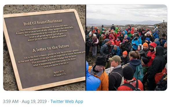 File:Iceland funeral for a glacier - August 2019.jpg