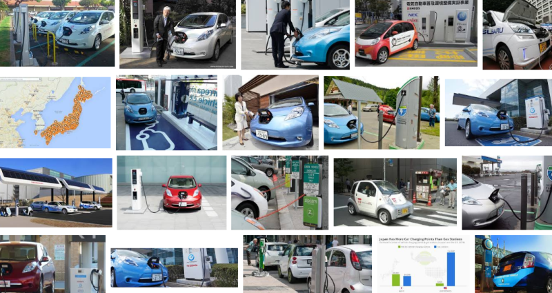 Japan, more car charging sites than gas stations montage2016.png