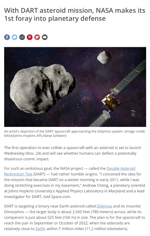 NASA test mission to protect earth from asteroid - Nov 2021.png