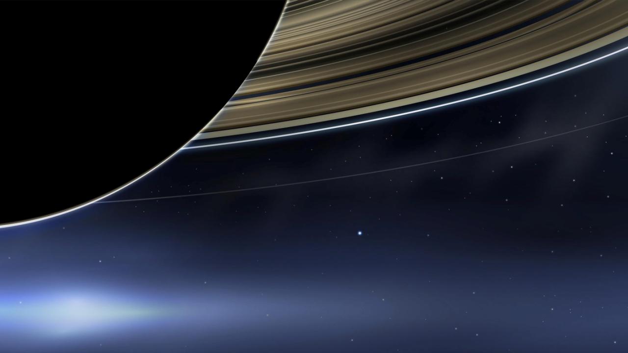 Pale blue dot from Saturn via Cassini 2013 1280x720.jpg