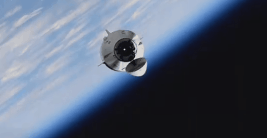 File:SpaceX Crew-2 and Earth's Thin Blue Atmosphere .gif
