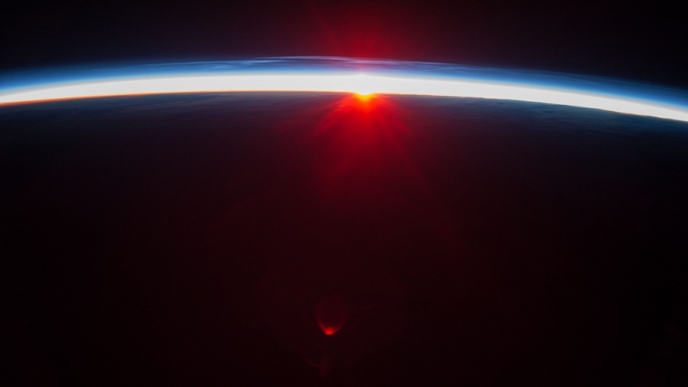 File:Sunsetoverthehorizon ISS 768x432.jpg