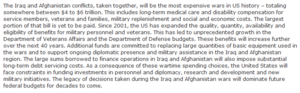 Costs of Iraq - Afghanistan wars Bilmes-Harvard 2013.png