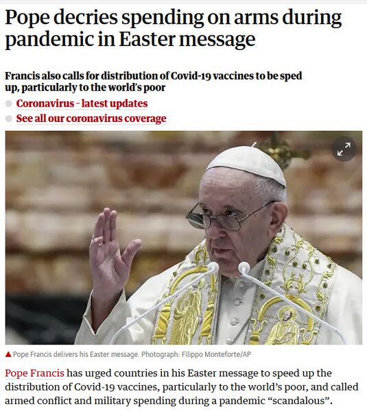 File:Easter Sunday 2021 - message from Pope Francis.jpg